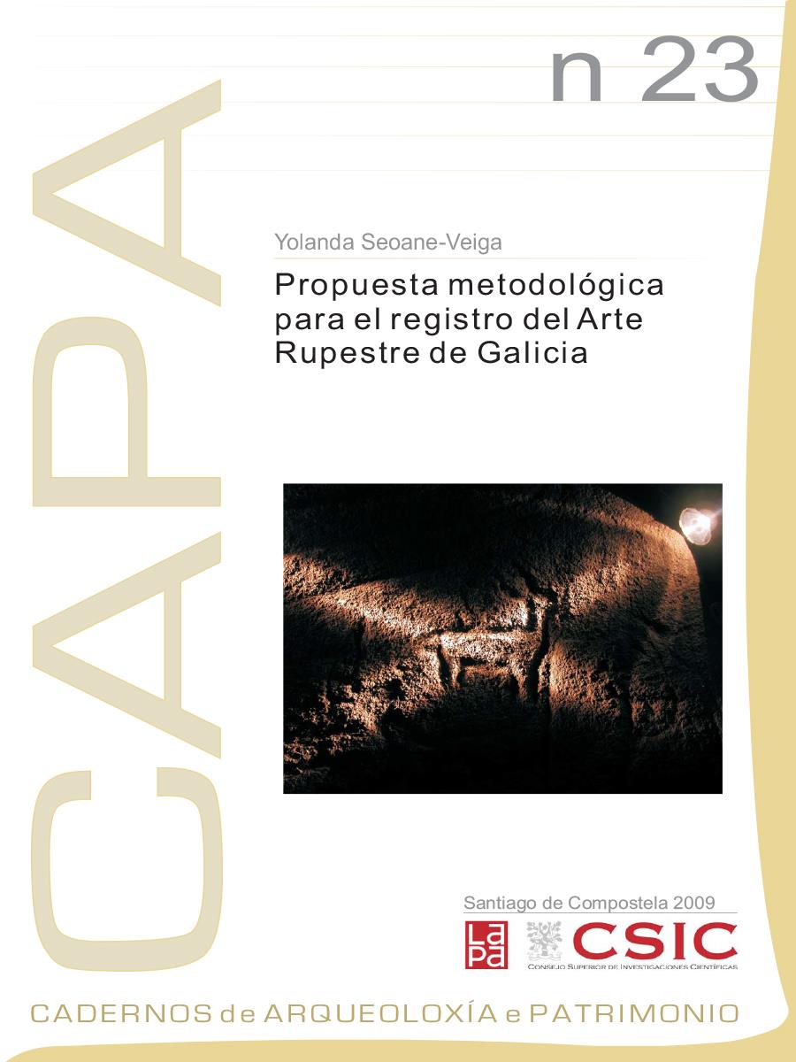 Imaxe de: Propuesta Metodológica para el Registro del Arte Rupestre de Galicia