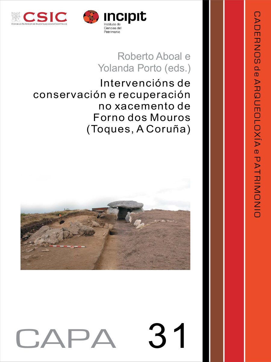 Imaxe de: Intervencións de conservación e recuperación no xacemento de Forno dos Mouros (Toques, A Coruña)