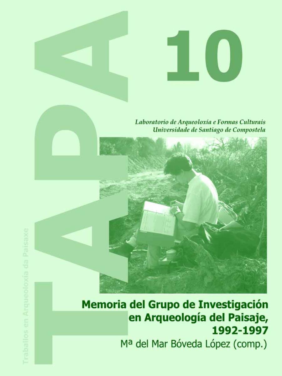 Image of: Memoria del Grupo de Investigación en Arqueología del Paisaje, 1992-1997