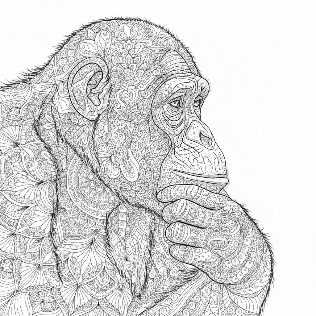 Image of: Historia natural de un simio distraído e insatisfecho