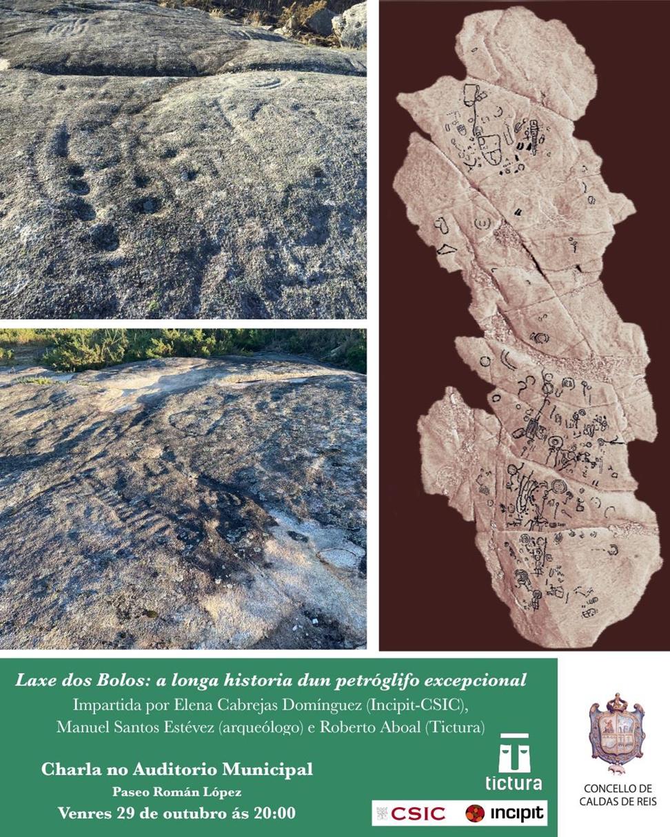 Imaxe de: El Auditorio de Caldas de Reis acoge mañana una conferencia sobre el petroglifo Laxe dos Bolos