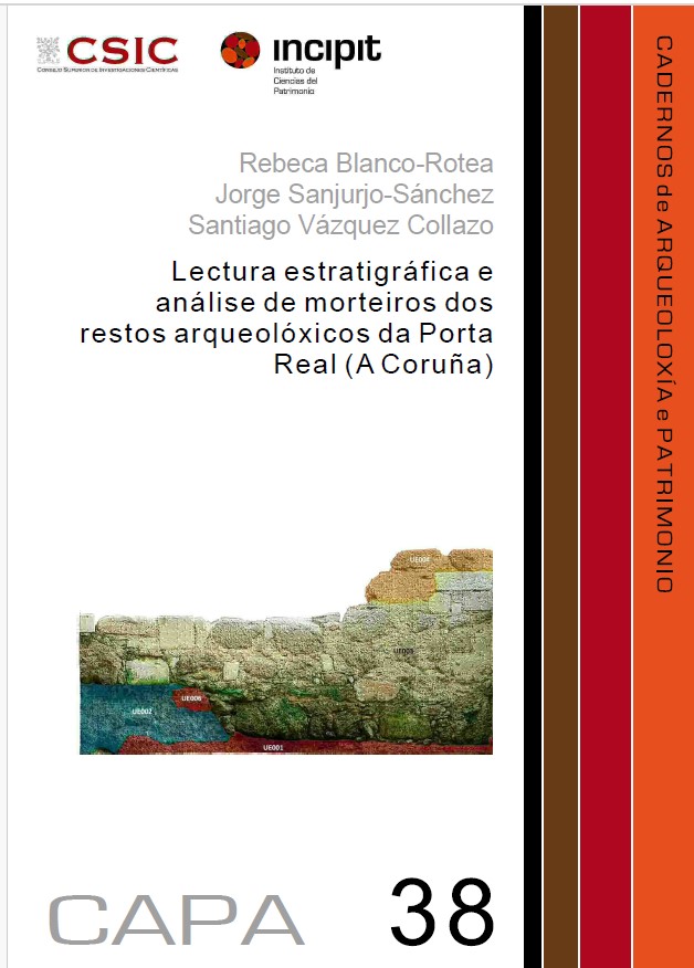 Imaxe de: Lectura estratigráfica e análise de morteiros dos restos arqueolóxicos da Porta Real (A Coruña)